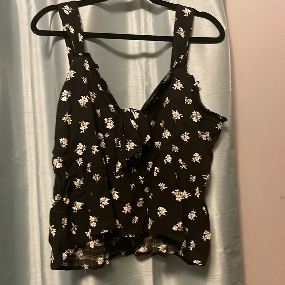American Eagle Floral Tank Blouse